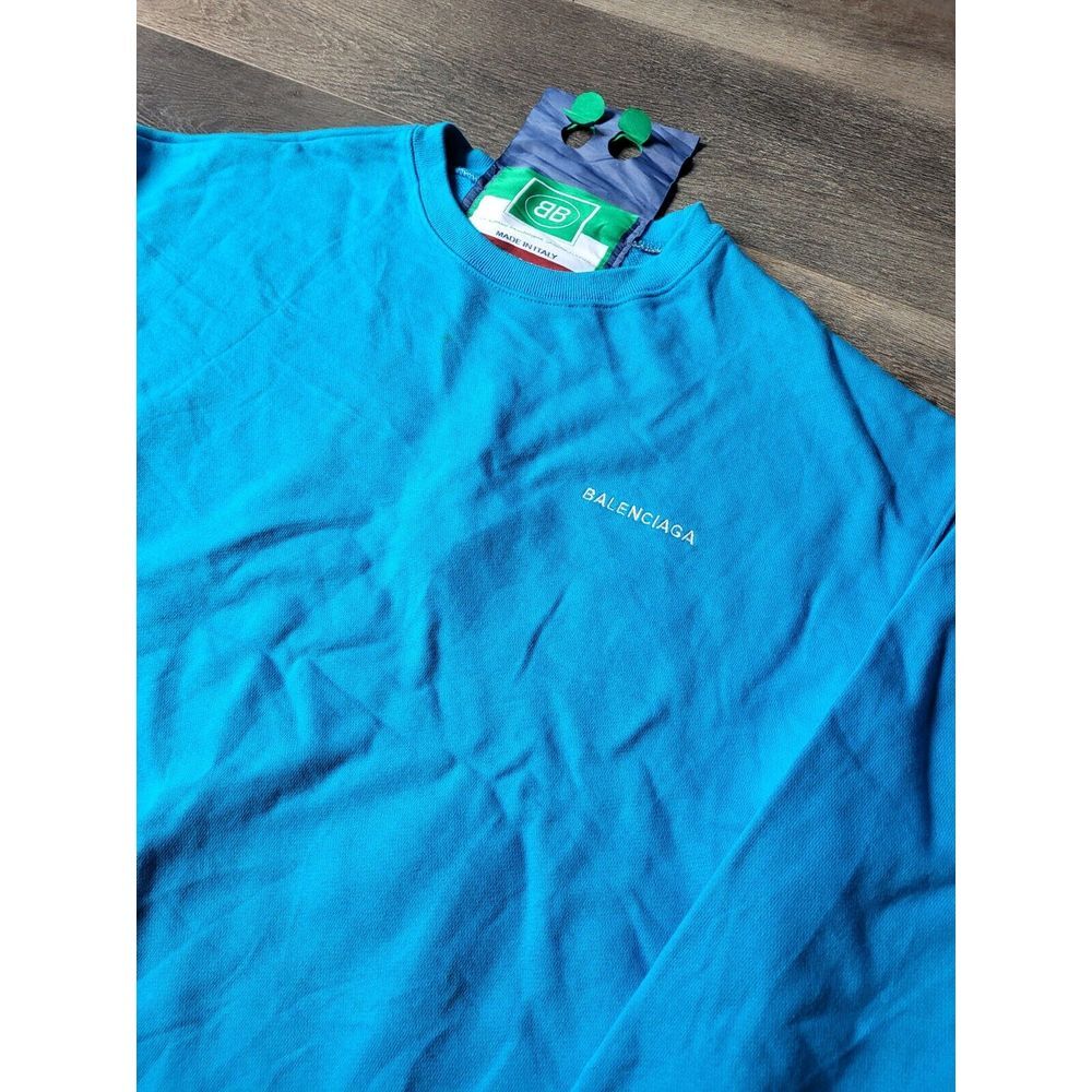 Balenciaga‎ Womens Archived Spring Summer 18 SS18 Oversized Crewneck Sweater - Picture 2 of 9